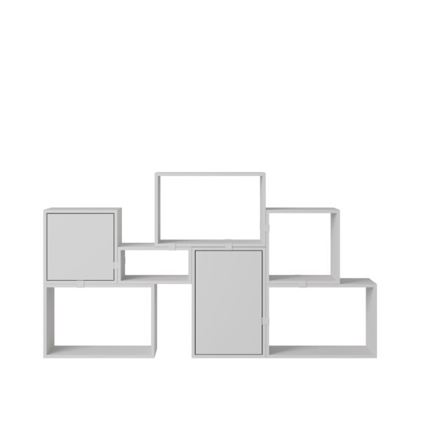 MUUTO - Stacked Opbevaringssystem Bookcase 6, Grey