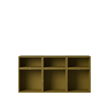 MUUTO - Stacked Opbevaringssystem Sideboard 5, Brown Green
