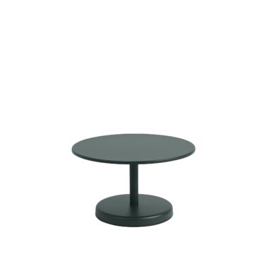 MUUTO - Linear Steel Udendørs Sofabord Ø70, Dark Green