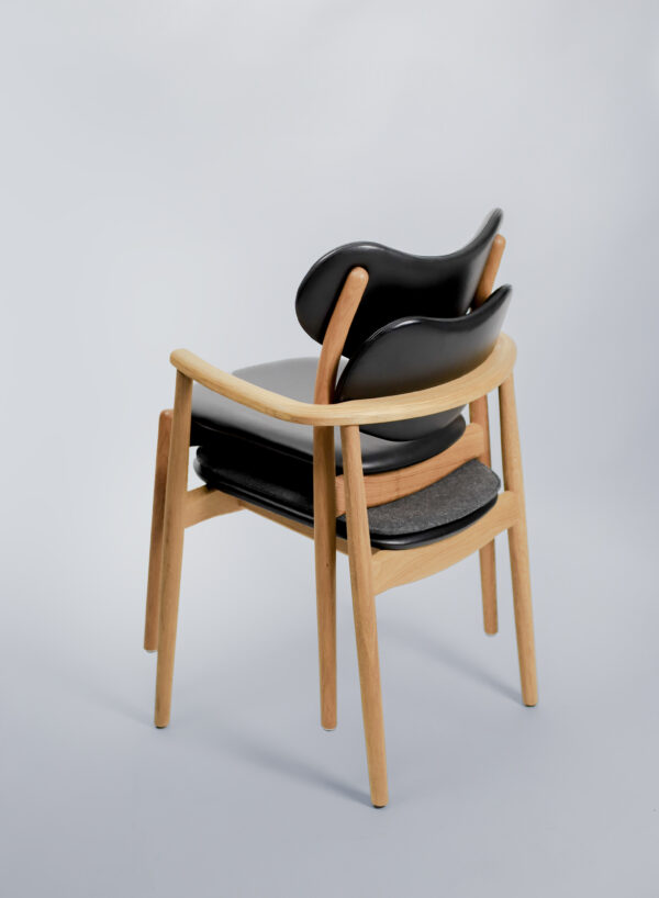 RO COLLECTION - Hybrid Spisebordsstol, Oak/Oil - Billede 2