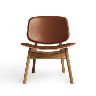 RO COLLECTION - Pandora Loungestol, Oak/Supreme Leather Cognac