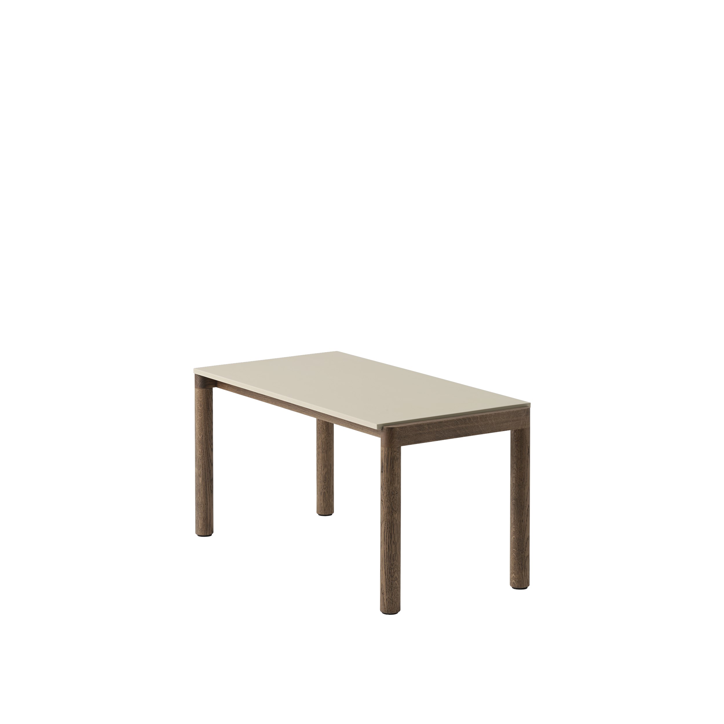 MUUTO - Couple Sofabord 40x84 - 1 Plain, Sand/Dark Oak