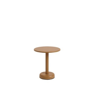 MUUTO - Linear Steel Udendørs Sofabord Ø42, Burnt Orange