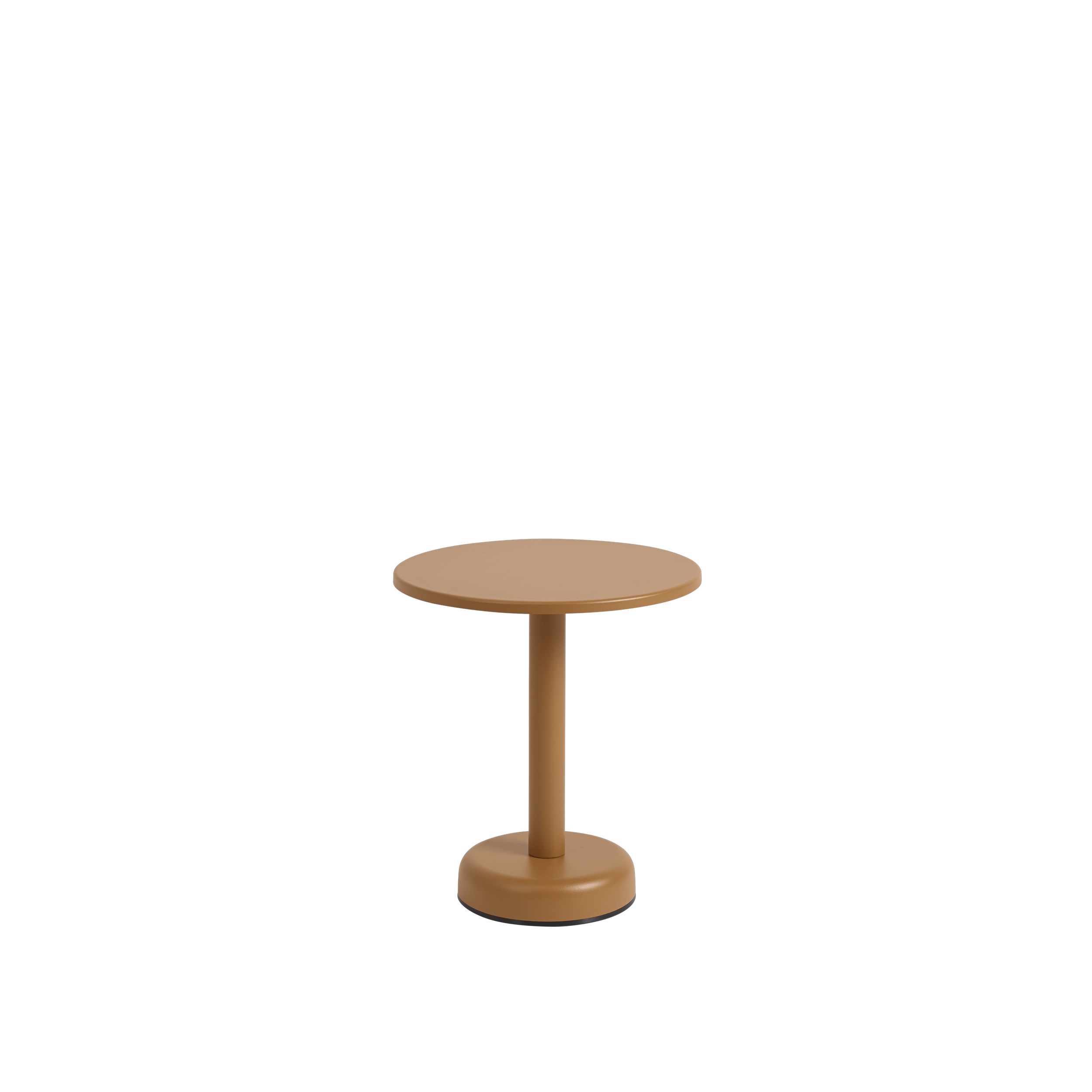MUUTO - Linear Steel Udendørs Sofabord Ø42, Burnt Orange