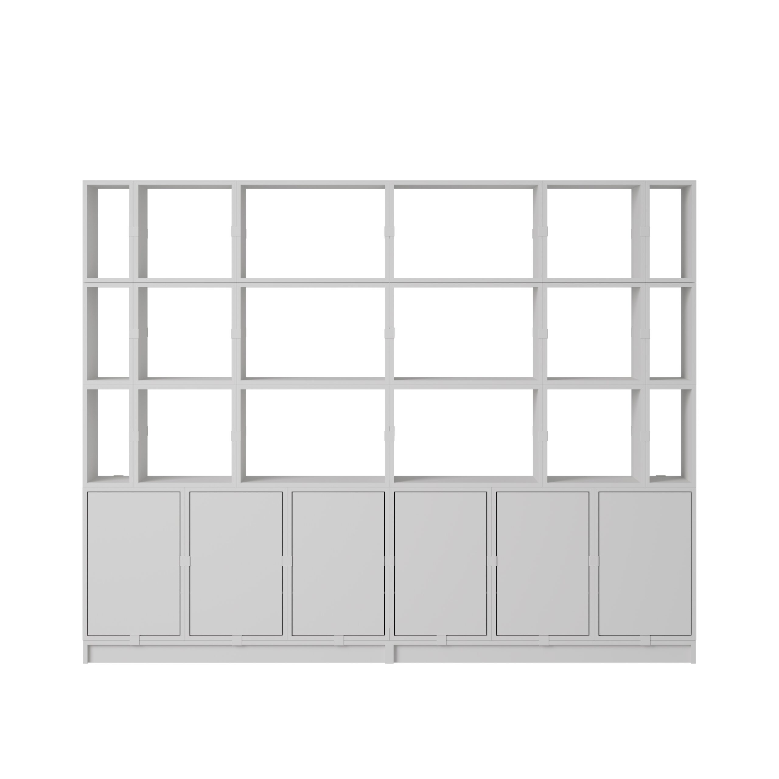 MUUTO - Stacked Opbevaringssystem Office 2, Grey