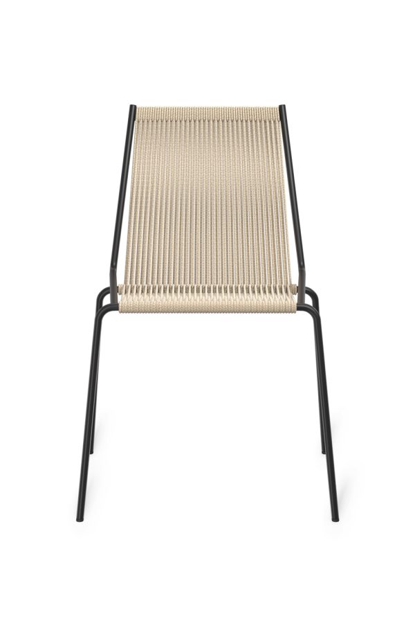 THORUP - Noel Spisebordsstol, Sort/Natural Linned