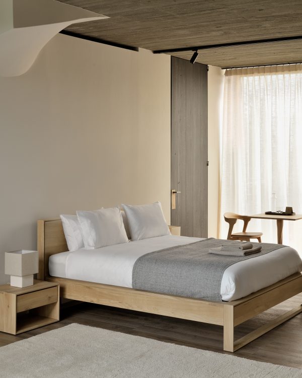ETHNICRAFT - Nordic II Seng 160x200, Oak - Billede 5