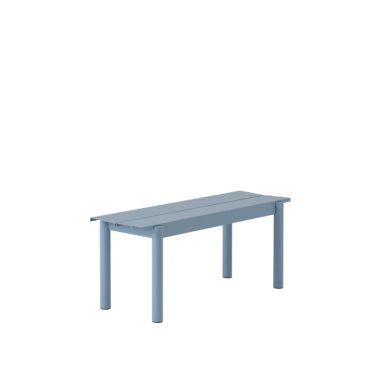 MUUTO - Linear Steel Bænk 110x34, Pale Blue