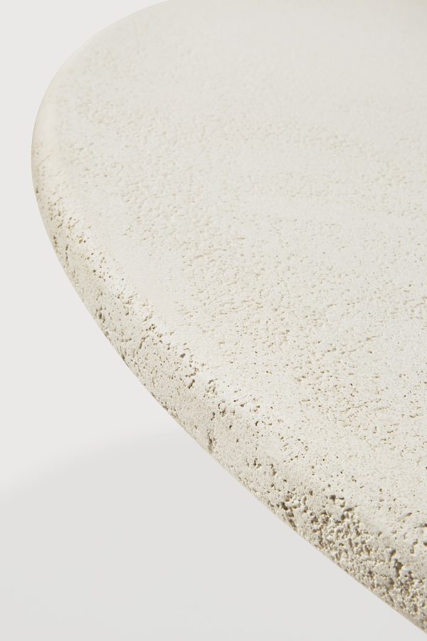 ETHNICRAFT - Elements Spisebord Ø125, Off White - Billede 3