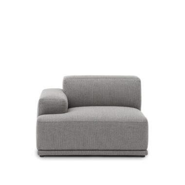 MUUTO - Connect Soft Modular Sofa Left Armrest, Re-wool 128