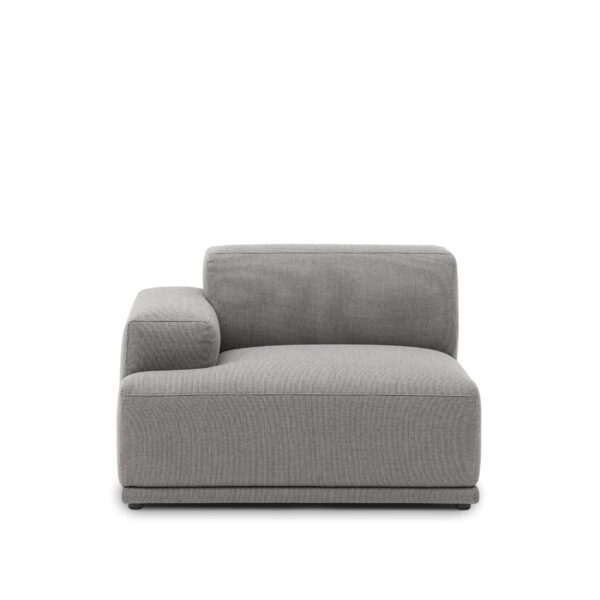 MUUTO - Connect Soft Modular Sofa Left Armrest, Re-wool 128