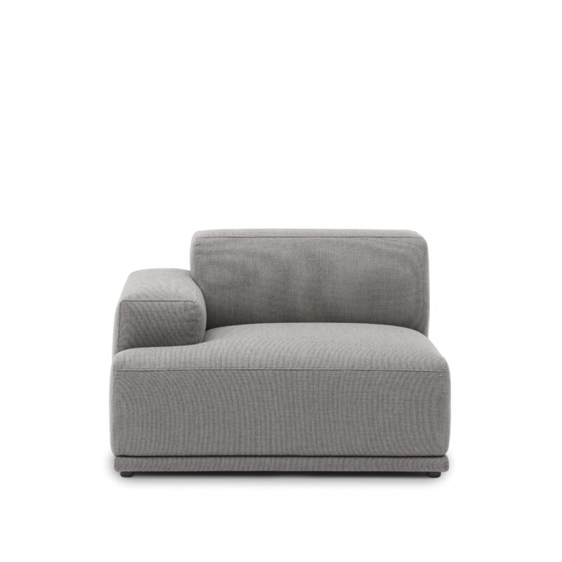 MUUTO - Connect Soft Modular Sofa Left Armrest, Re-wool 128