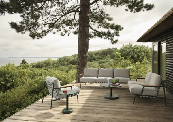 MUUTO - Settle Udendørs Sofa 3 Pers, Weave 2/Dark Green - Billede 5