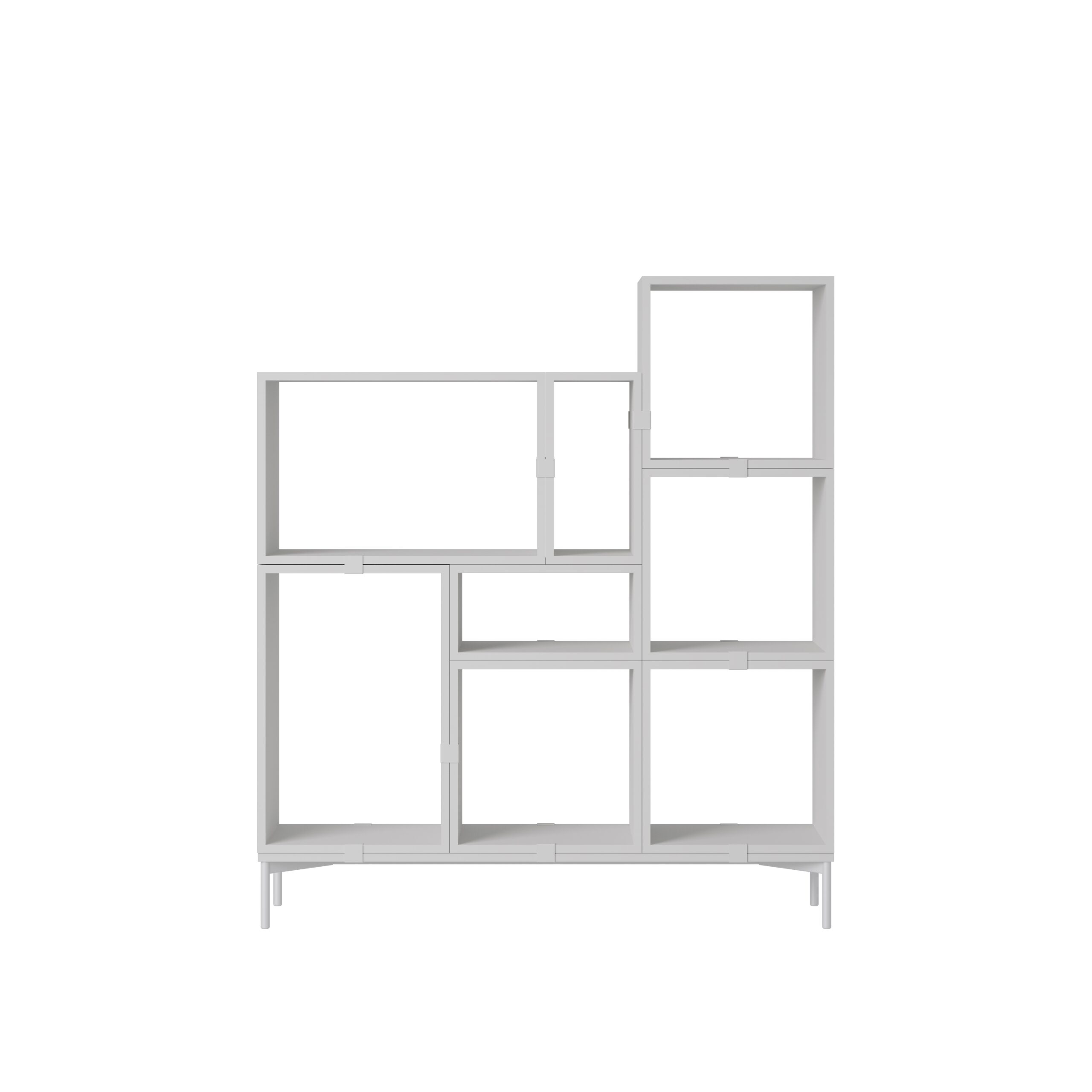 MUUTO - Stacked Opbevaringssystem Bookcase 5, Grey