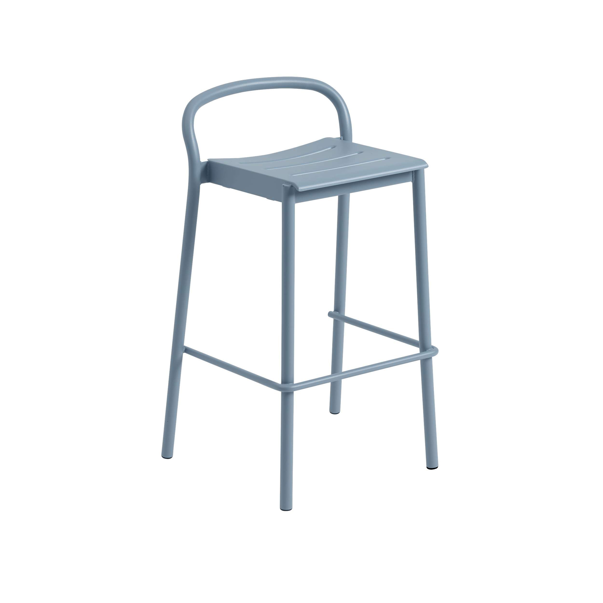 MUUTO - Linear Steel Barstol H75, Pale Blue
