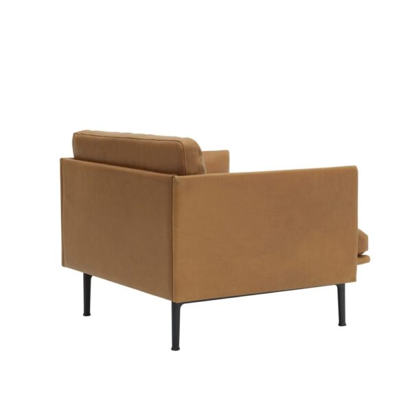 MUUTO - Outline Lænestol, Refine Leather Cognac/Black - Billede 4