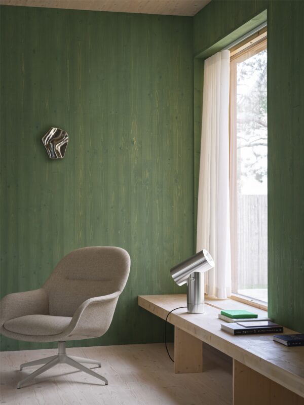 MUUTO - Fiber Loungestol - Wood, Ecriture 240/Oak - Billede 4