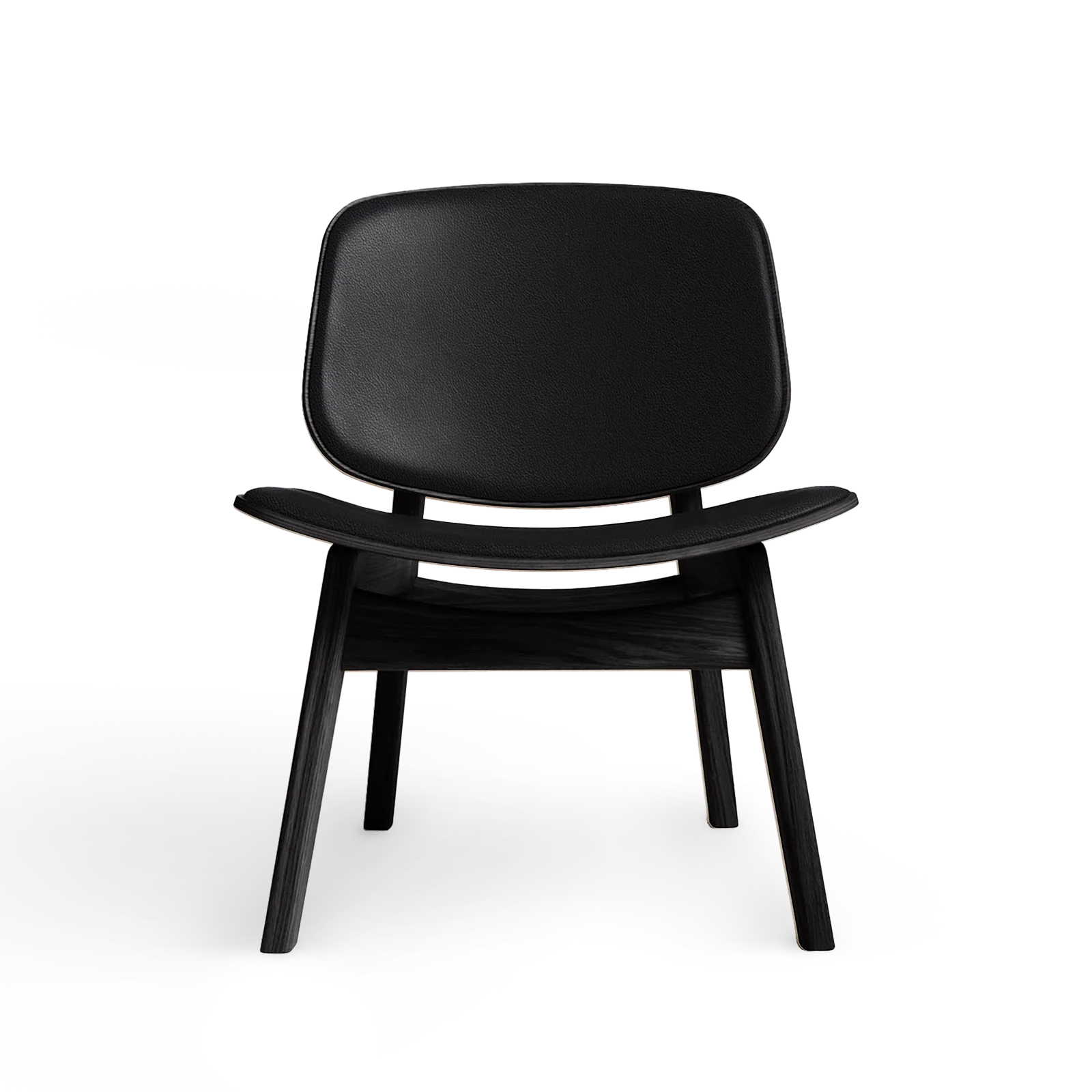 RO COLLECTION - Pandora Loungestol, Black Oak/Exclusive Leather Black