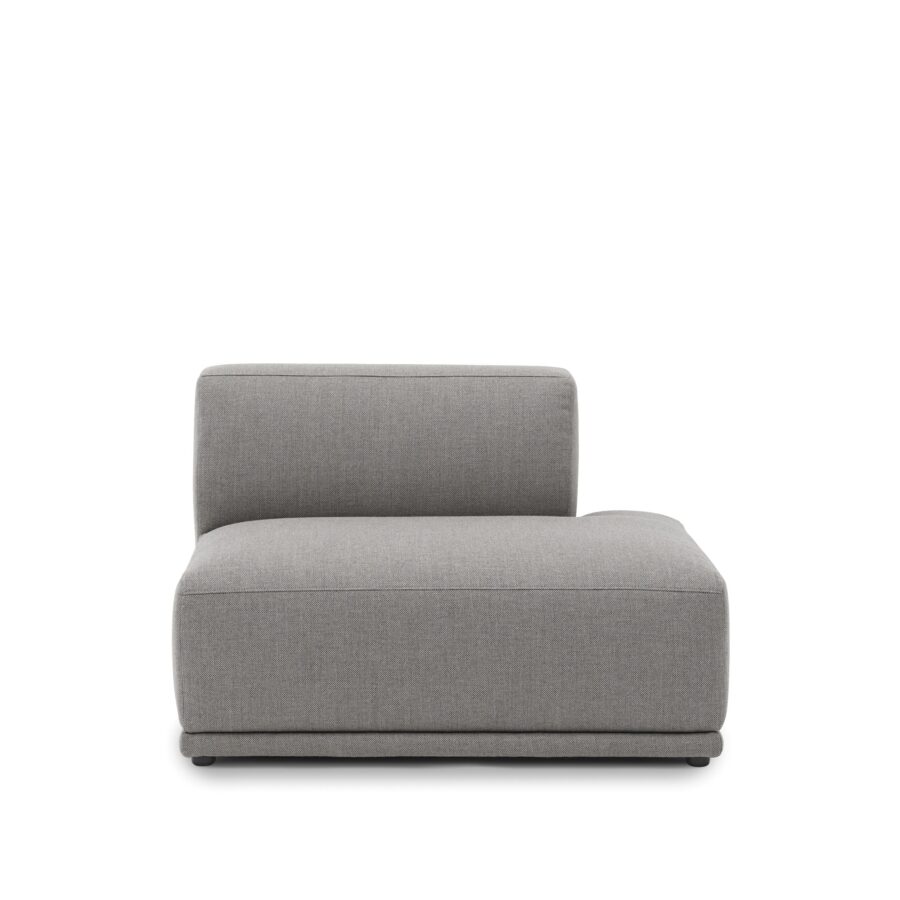 MUUTO - Connect Soft Modular Sofa Right Open-Ended, Re-wool 128