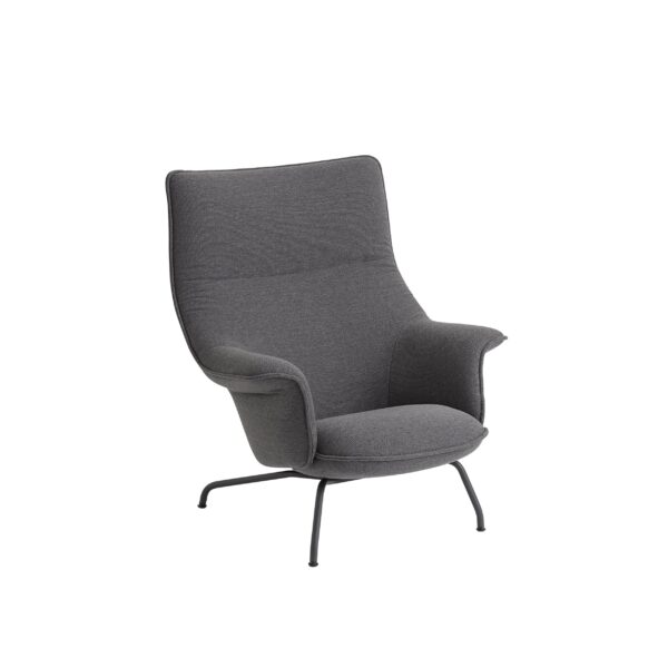 MUUTO - Doze Lænestol High Tube, Ocean 80/Anthracite Black