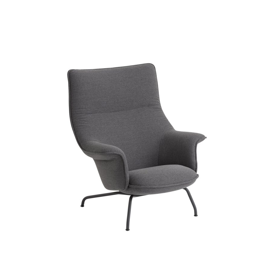 MUUTO - Doze Lænestol High Tube, Ocean 80/Anthracite Black