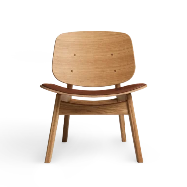 RO COLLECTION - Pandora Loungestol, Oak/Supreme Leather Cognac