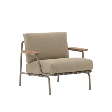 MUUTO - Settle Udendørs Loungestol, Weave 5/Taupe