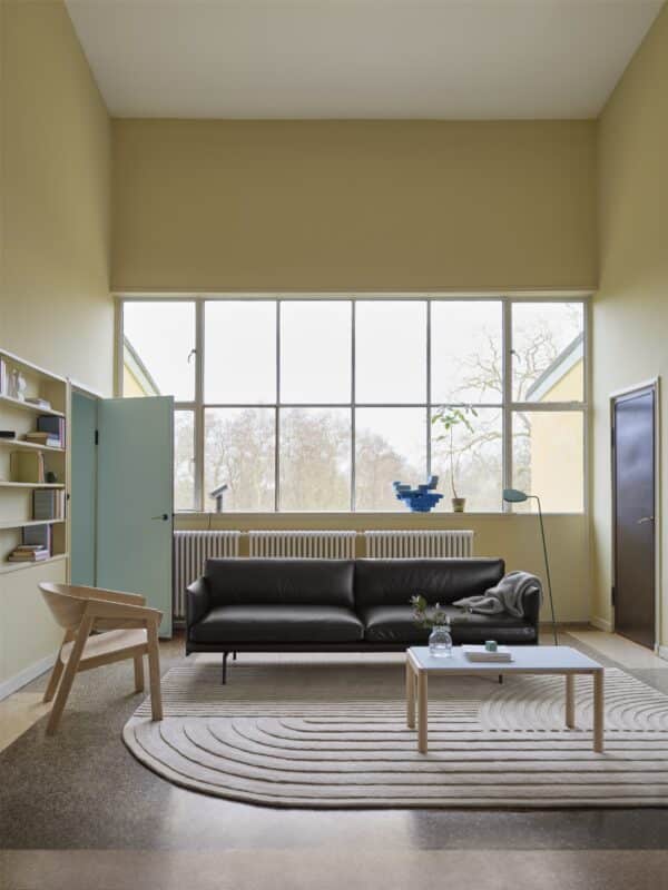 MUUTO - Outline Sofa 2-seater, Clay 12/Black - Billede 3