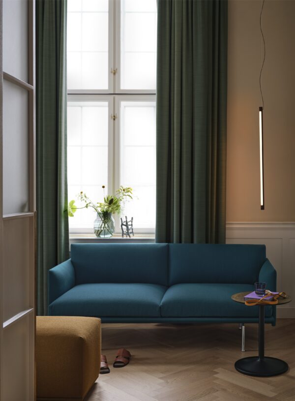 MUUTO - Outline Sofa 2-seater, Clay 12/Black - Billede 4