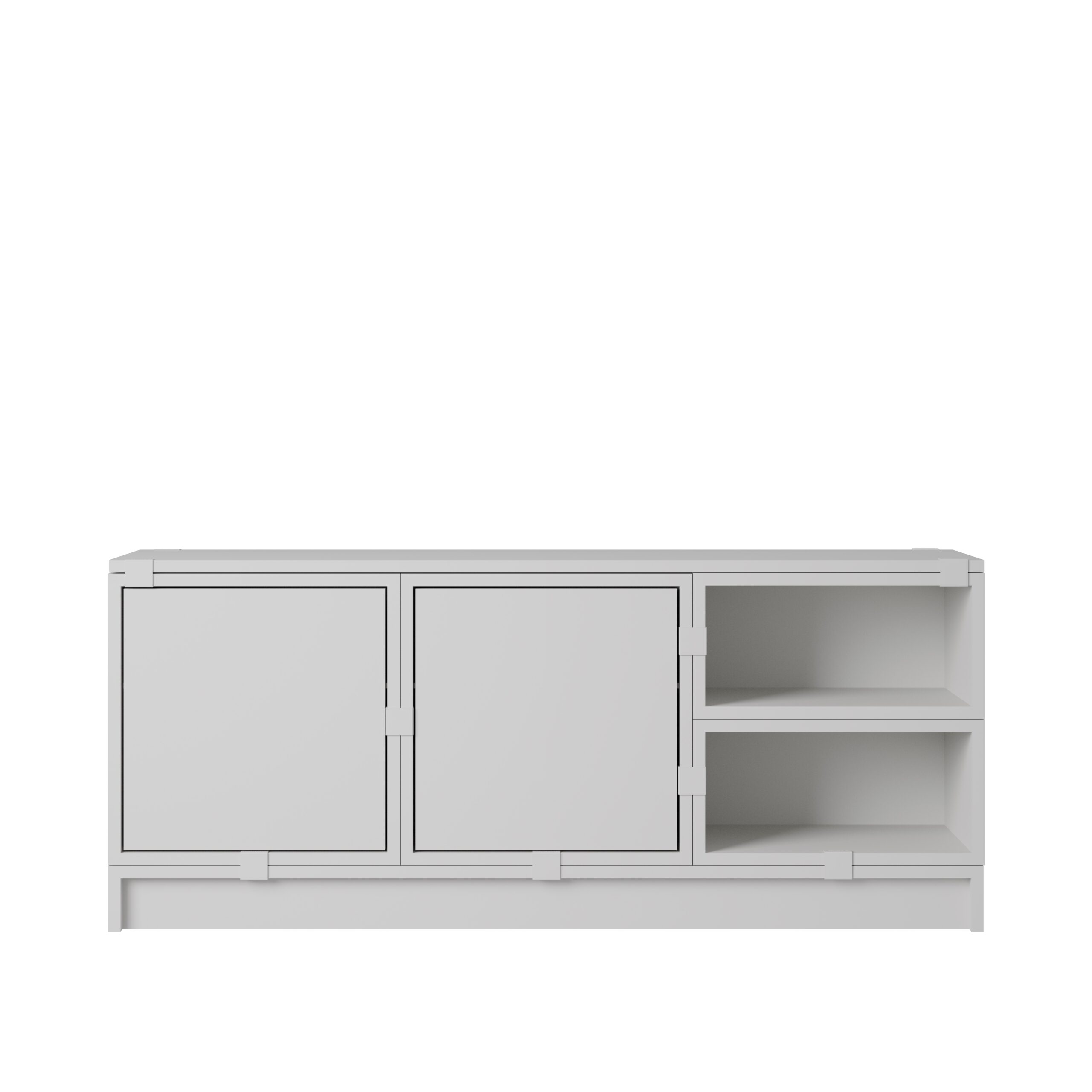 MUUTO - Stacked Opbevaringssystem Hallway 2, Grey
