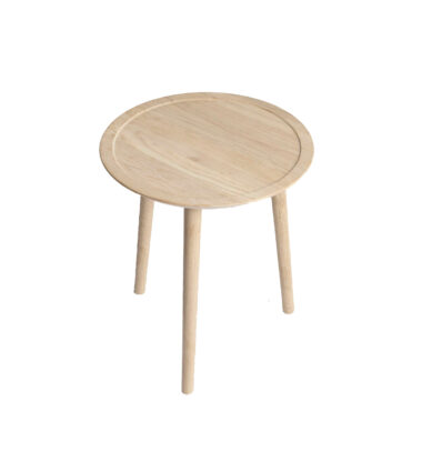 RO COLLECTION - Dodona Sidebord Ø46, Oak Soaped