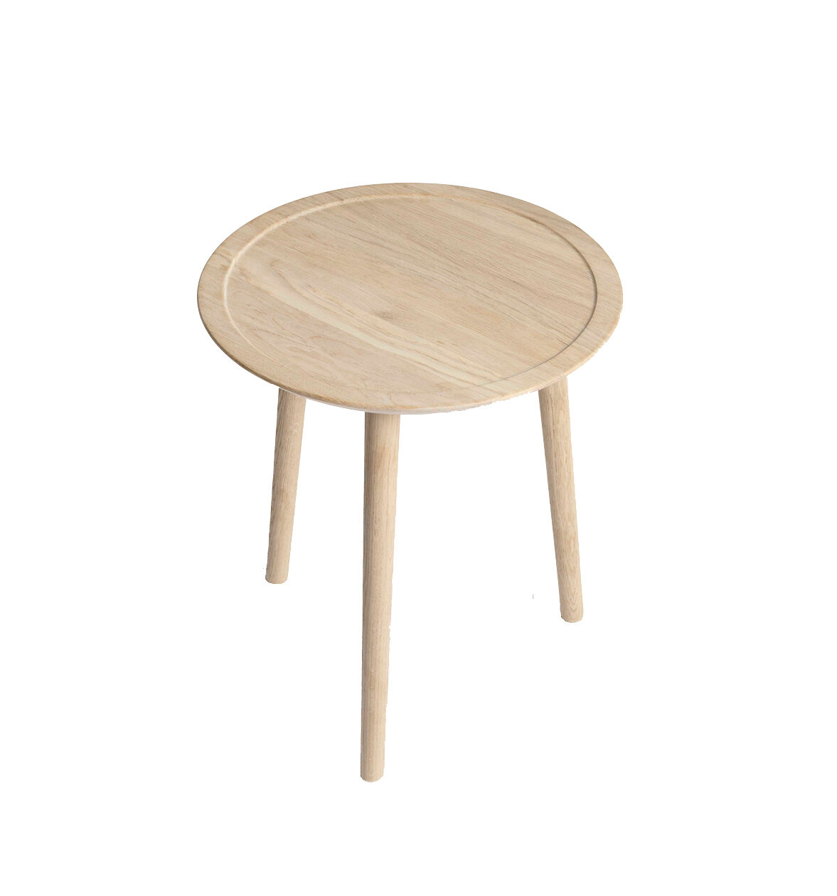 RO COLLECTION - Dodona Sidebord Ø46, Oak Soaped