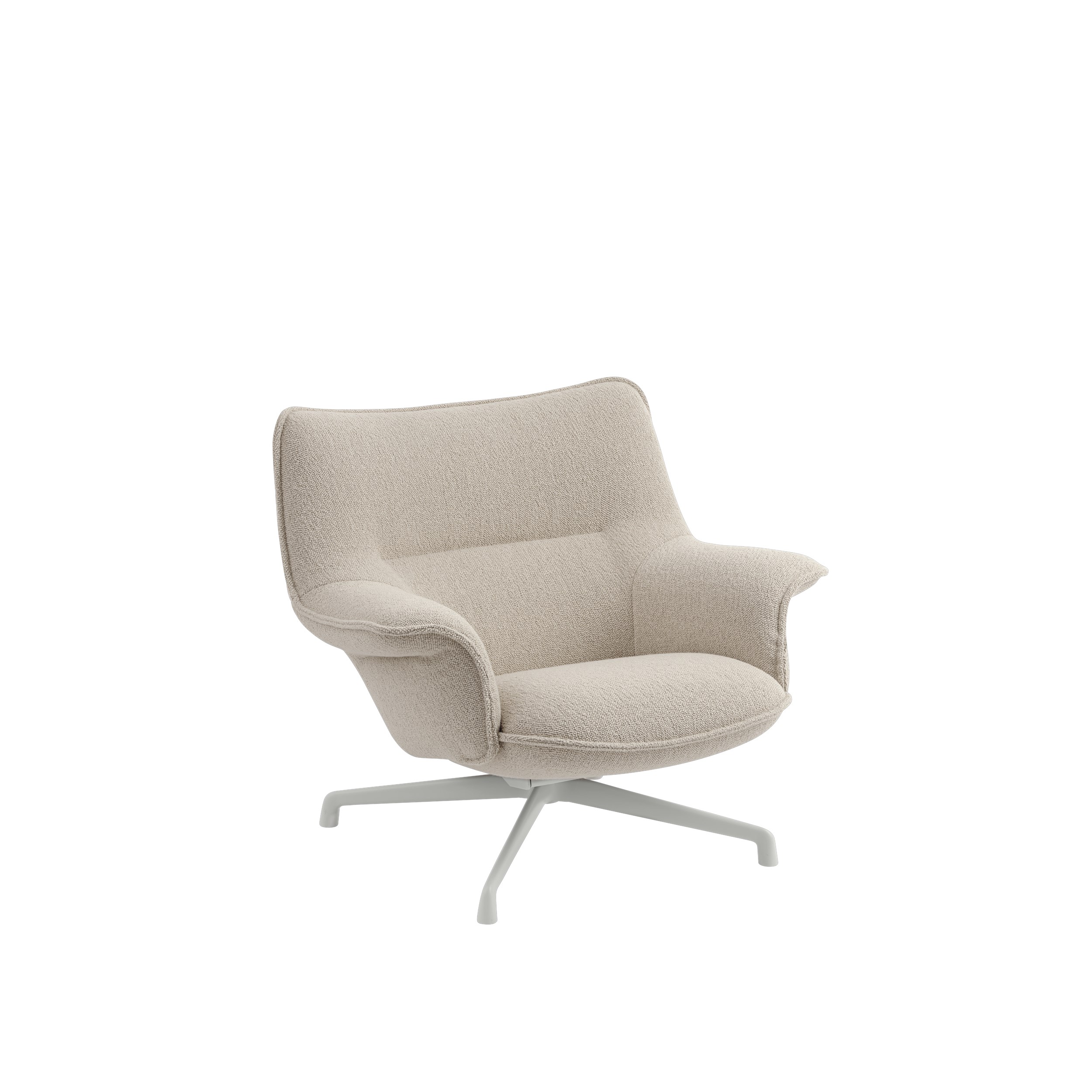 MUUTO - Doze Loungestol Low, Hearth 7/Grey