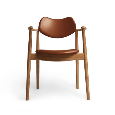 RO COLLECTION - Regatta Spisebordsstol, Oak/Exclusive Leather Cognac