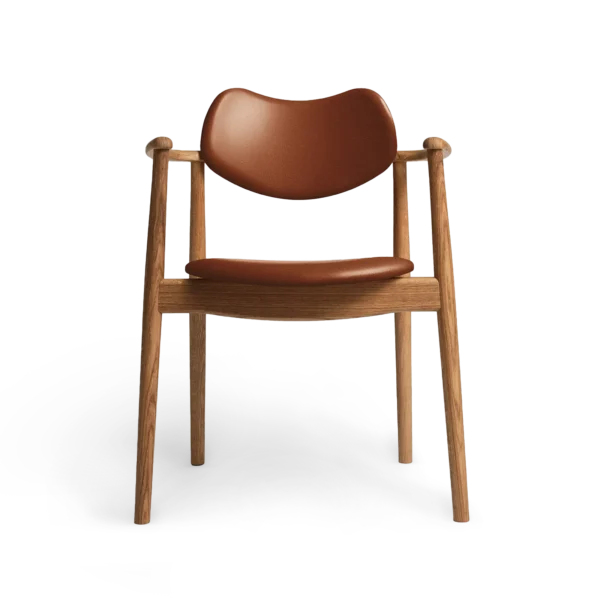 RO COLLECTION - Regatta Spisebordsstol, Oak/Exclusive Leather Cognac