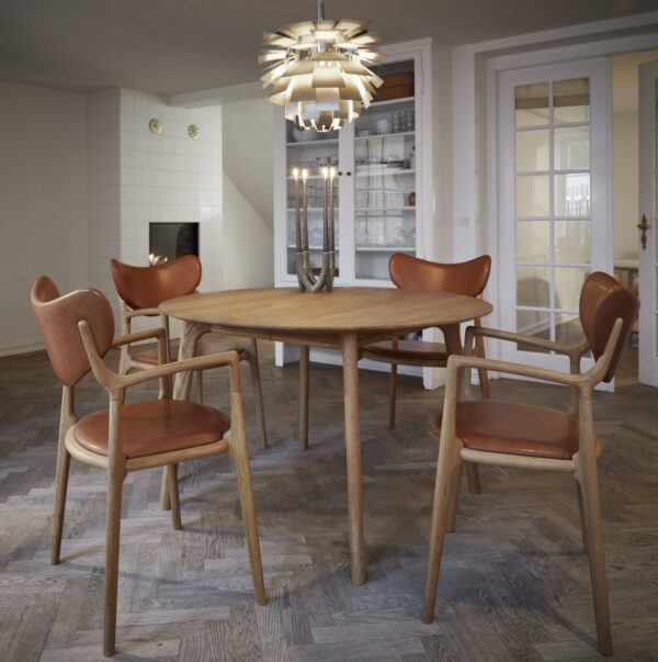 RO COLLECTION - Salon Spisebord Ø120, Oiled Oak - Billede 3