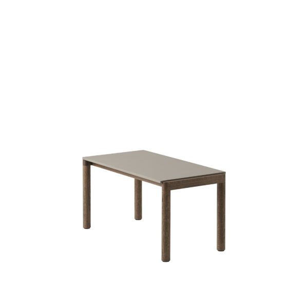 MUUTO - Couple Sofabord 40x84 - 1 Plain, Taupe/Dark Oak