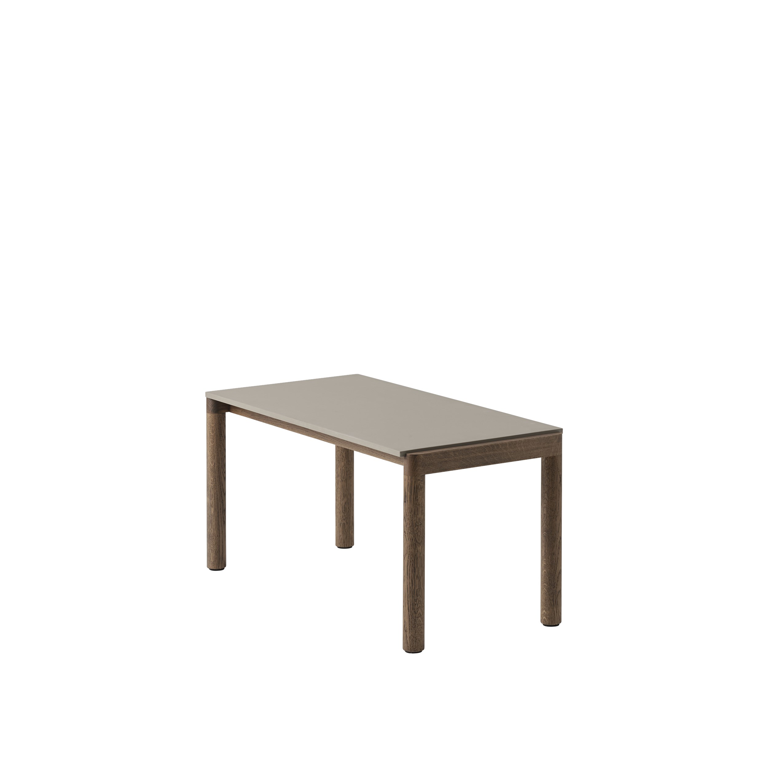 MUUTO - Couple Sofabord 40x84 - 1 Plain, Taupe/Dark Oak