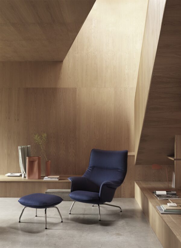 MUUTO - Doze Lænestol High, Cognac/Anthracite Black - Billede 5