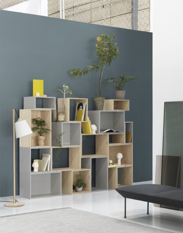 MUUTO - Stacked Opbevaringssystem Modul M. Bagplade, Brown Green - Billede 5