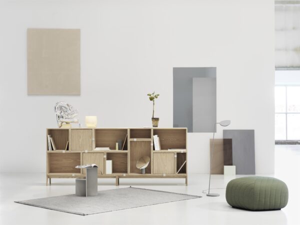 MUUTO - Stacked Opbevaringssystem Modul m. Dør, White - Billede 6