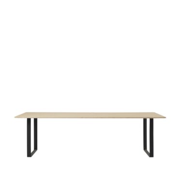 MUUTO - 70/70 Spisebord 225X90, Oak Veneer/Anthracite Black