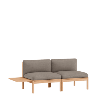 MOEBE - Modulsofa 2 Seater m. Sidebord, Autumn 331