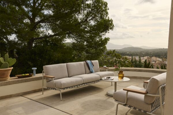 MUUTO - Settle Udendørs Sofa 3 Pers, Laze 1/Grey - Billede 3