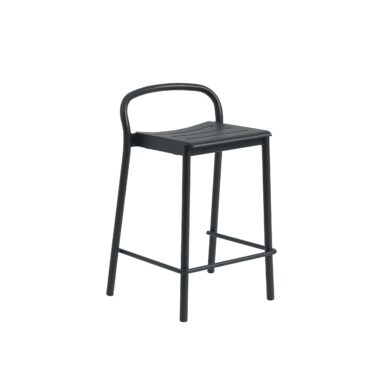 MUUTO - Linear Steel Barstol H65, Anthracite Black