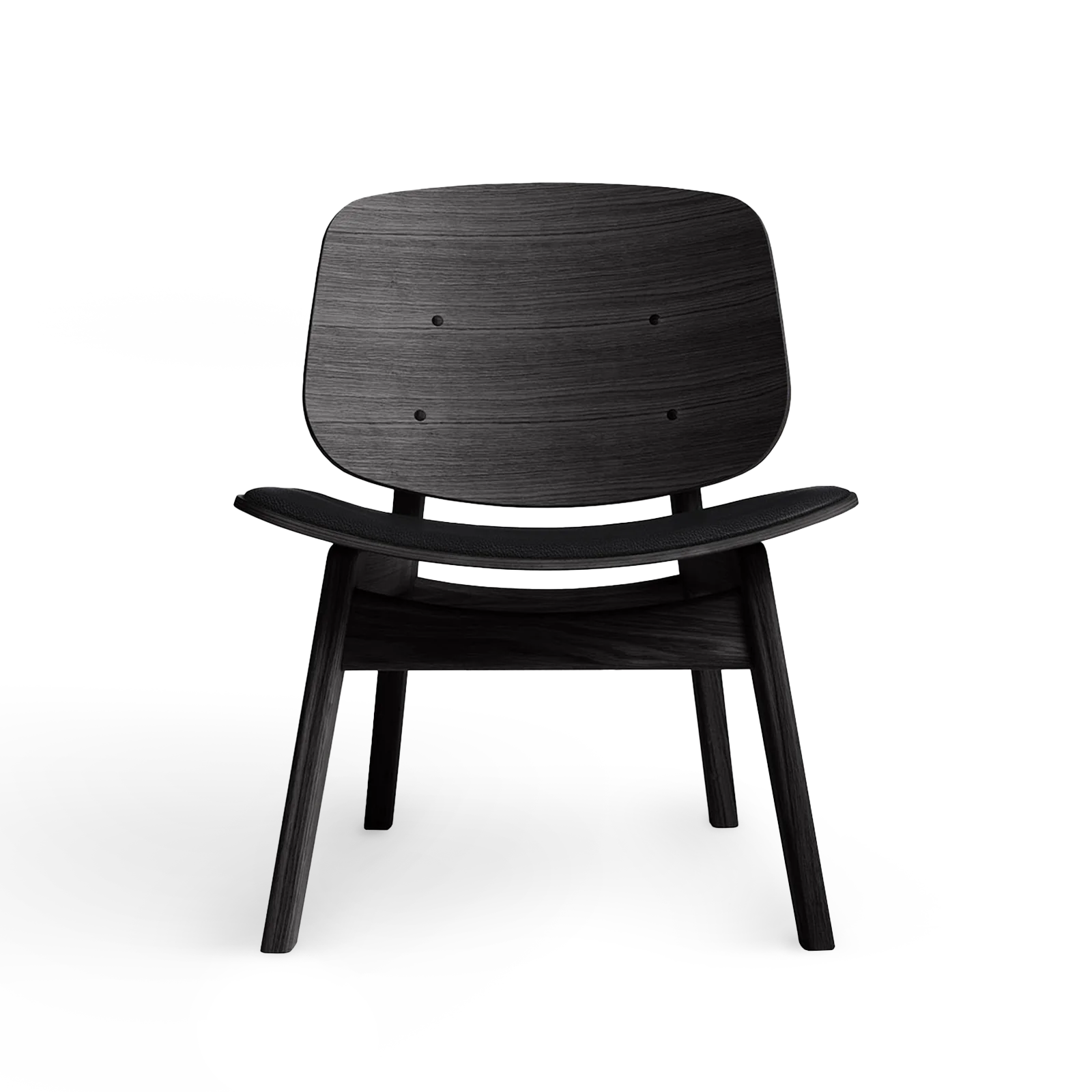RO COLLECTION - Pandora Loungestol, Black Oak/Exclusive Leather Black