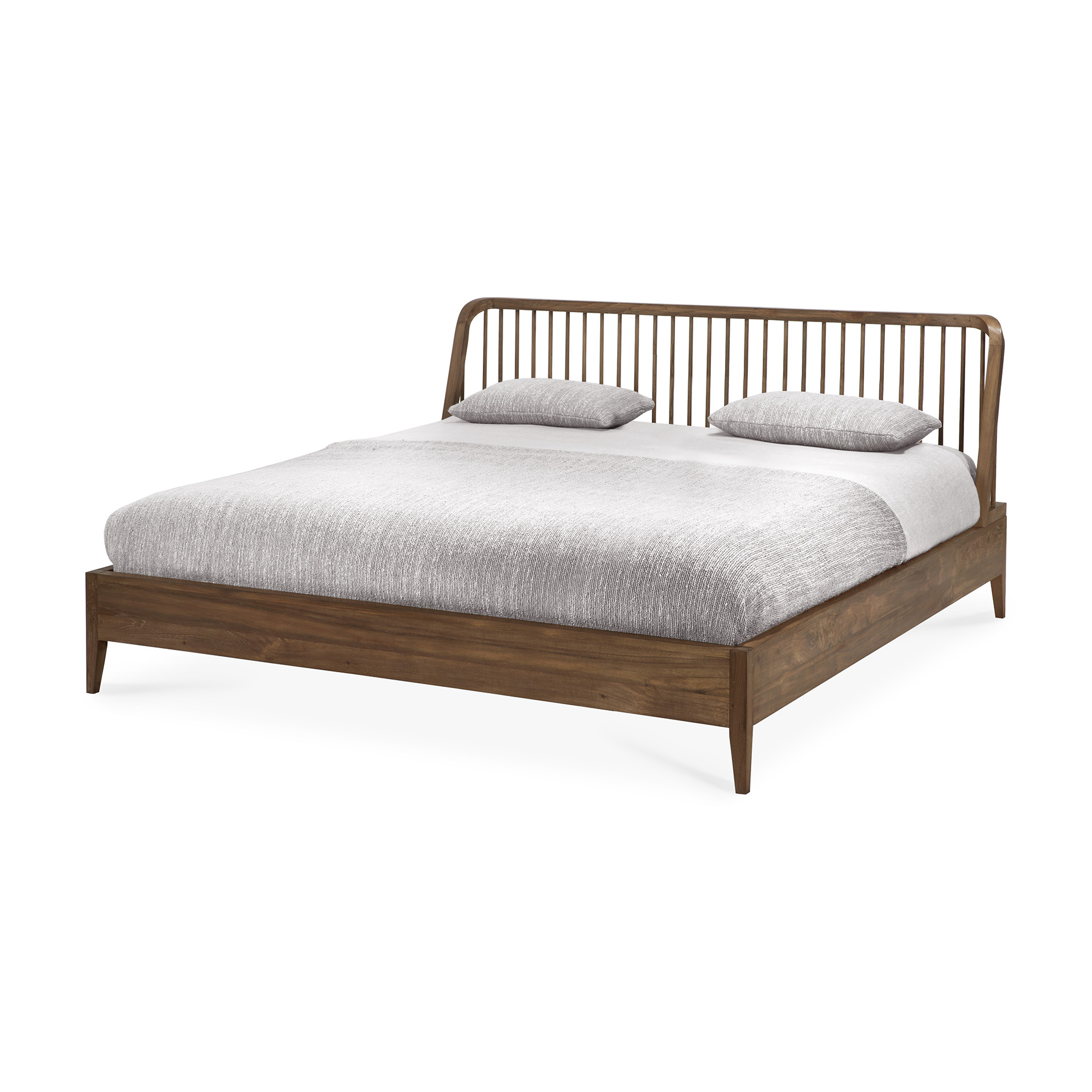 ETHNICRAFT - Spindle Seng 180x200, Reclaimed teak
