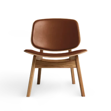 RO COLLECTION - Pandora Loungestol, Oak/Supreme Leather Nougat