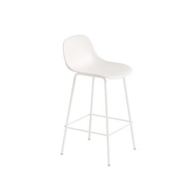 MUUTO - Fiber Barstol Tube Base 75, Natural White