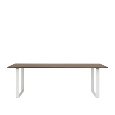 MUUTO - 70/70 Spisebord 225X90, Solid Smoked Oak/White